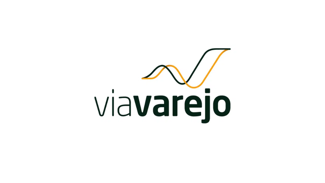 Logotipo Via Varejo, atua Via, dona da Casas Bahia e Ponto Frio.